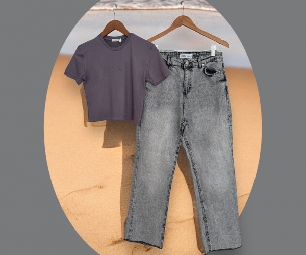 İKİLİ KOMBİN - JEAN VE CROP