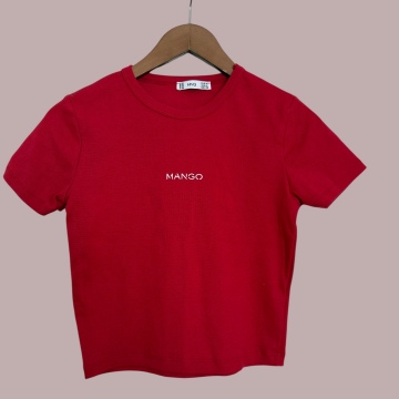 KIRMIZI  CROP T-SHIRT