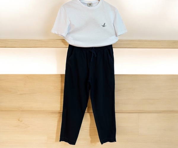 İKİLİ KOMBİN - ZARA KESİM PANTOLON VE BASIC T-SHIRT