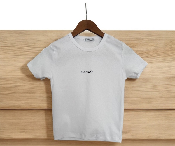 BEYAZ CROP T-SHIRT