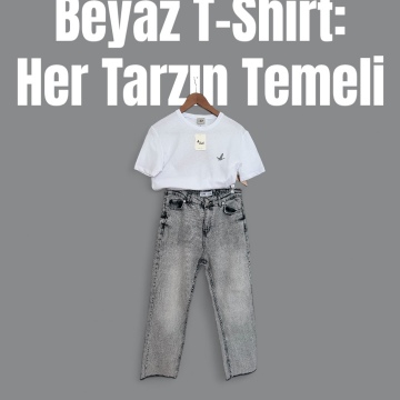 İKİLİ KOMBİN - JEAN VE BASIC T-SHIRT